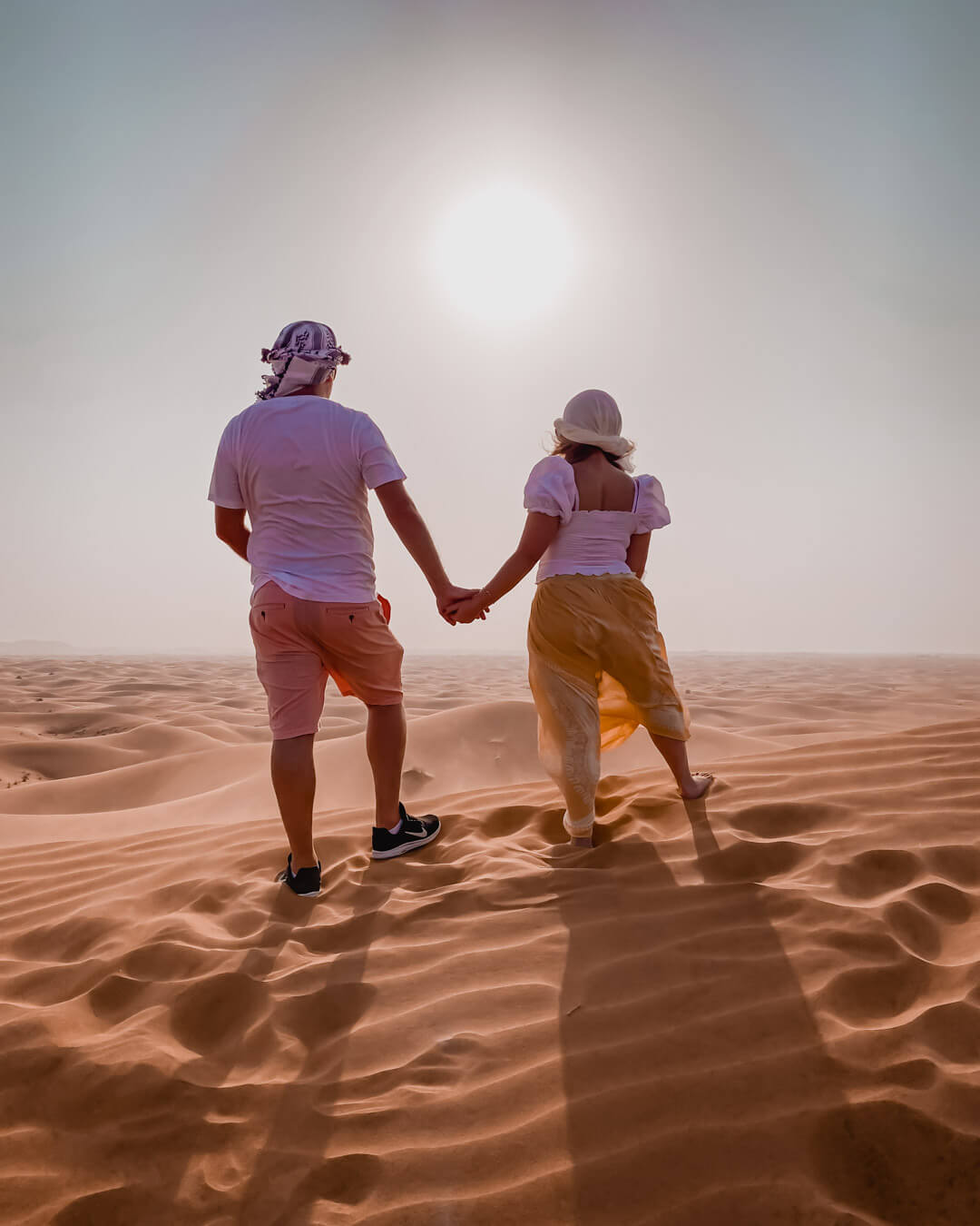 Couple Dubai Desert