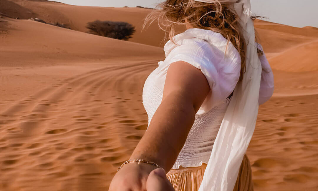 Couple at Dubai desert