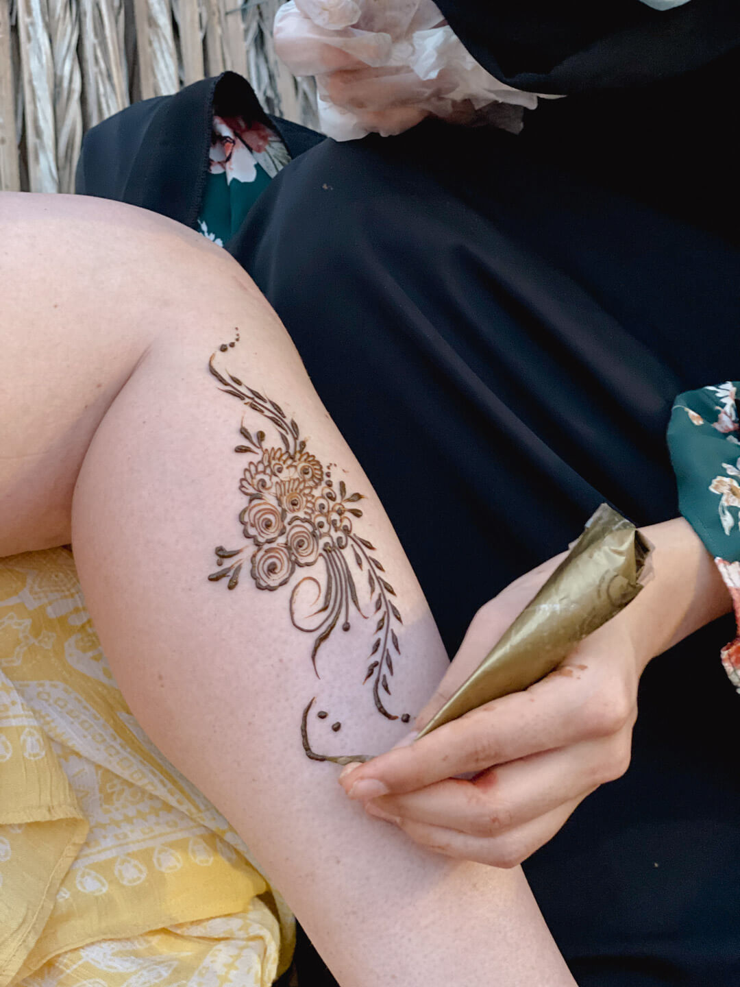 Henna at Dubai Desert