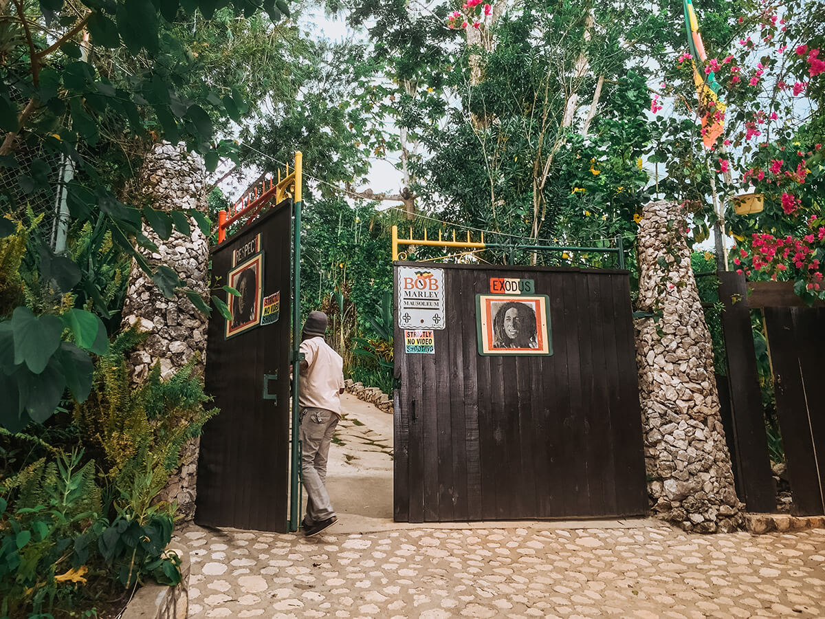 Bob Marley museum in Jamaica