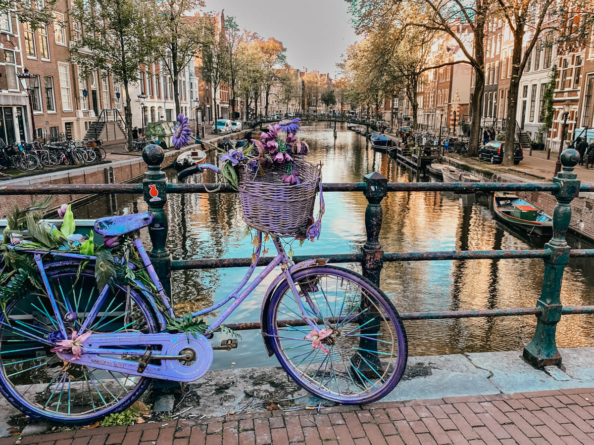 Amsterdam - bicycles in the canals